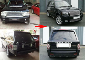 Độ xe Range Rover hse 2006 lên 2012 Ultimate full
